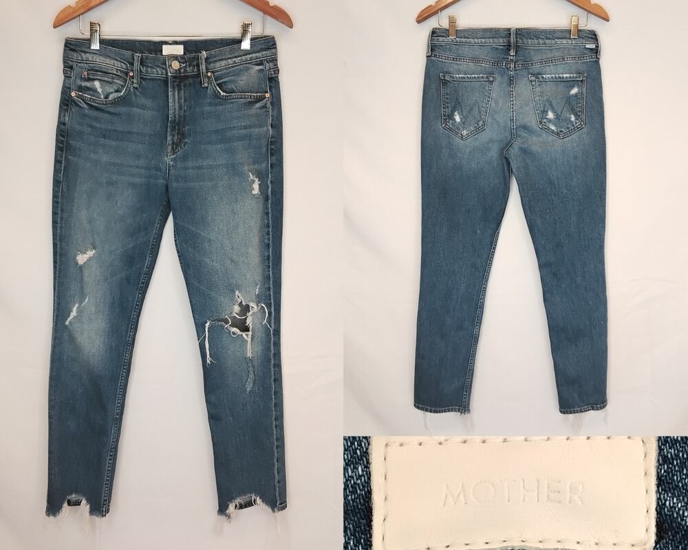 Mother Jeans The Flirt Jeans Cold Feet Women's 29x27.5" Medium Wash Ankle #J5968